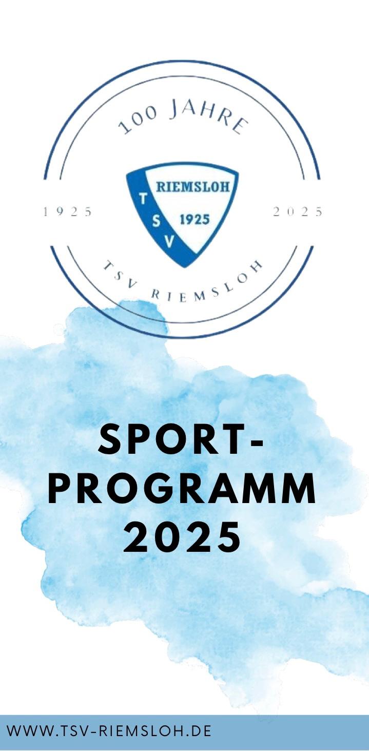 TSV Riemsloh Sportprogramm PDF Broschüre